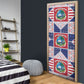 Liberia Christmas Door Cover Patchwork Style