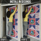 Liberia Christmas Door Cover Patchwork Style