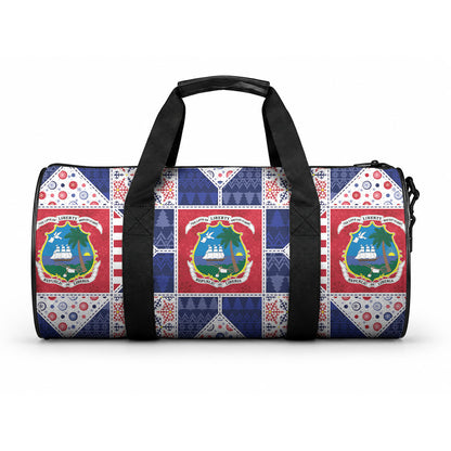 Liberia Christmas Duffle Bag Patchwork Style
