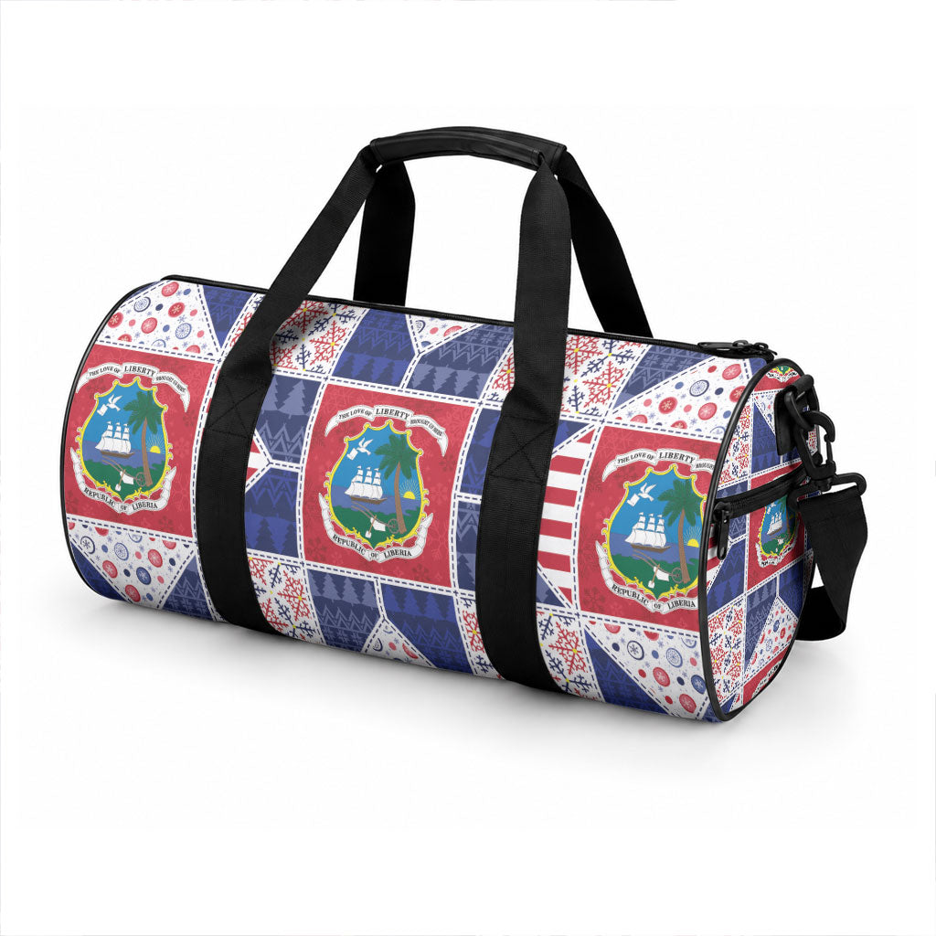 Liberia Christmas Duffle Bag Patchwork Style