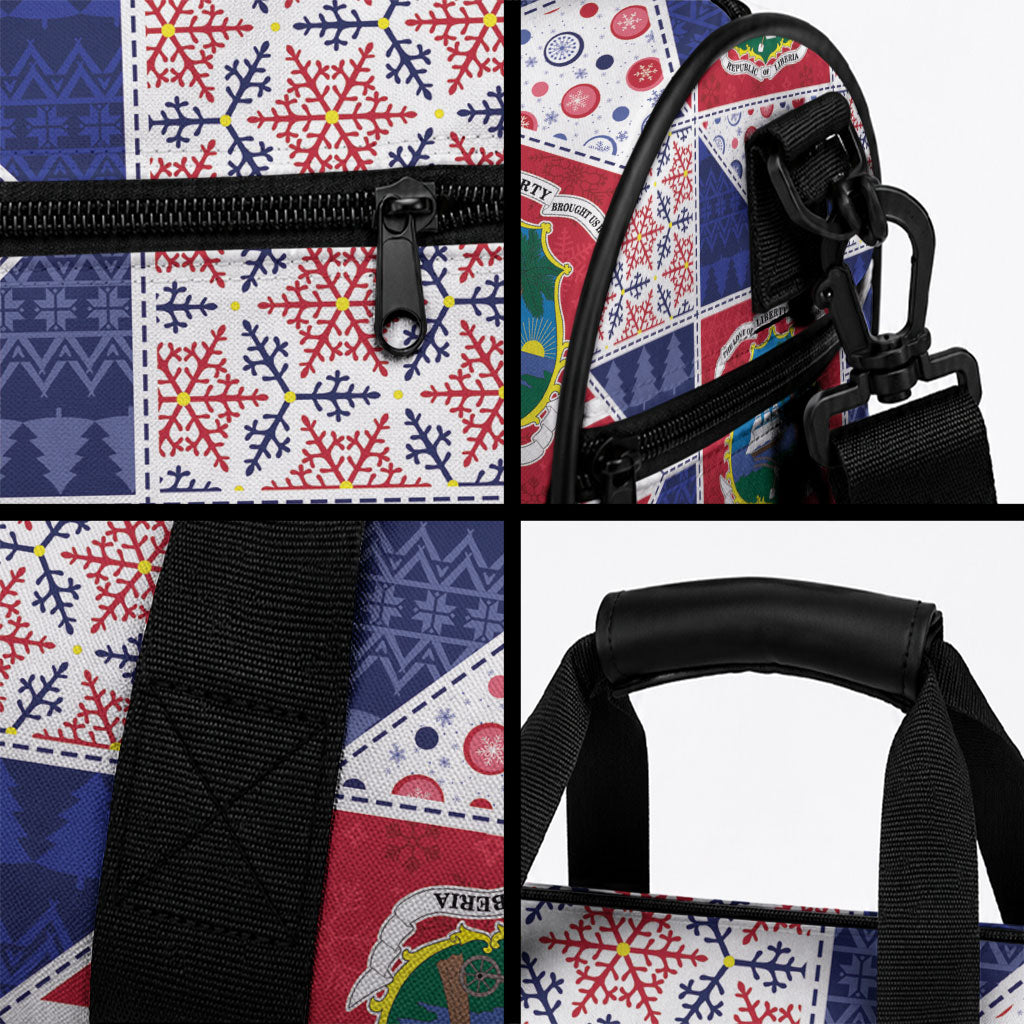 Liberia Christmas Duffle Bag Patchwork Style