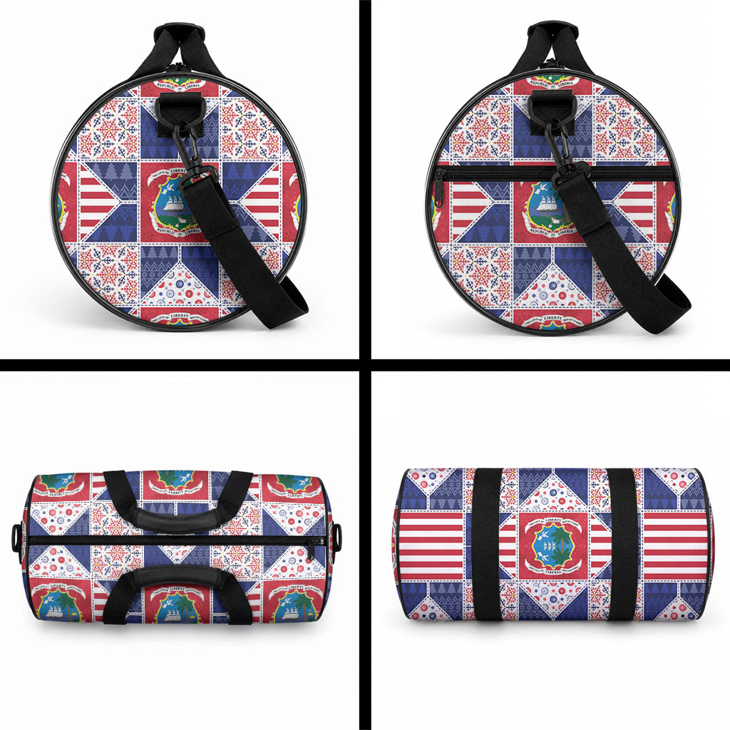 Liberia Christmas Duffle Bag Patchwork Style