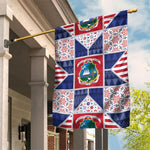 Liberia Christmas Garden Flag Patchwork Style