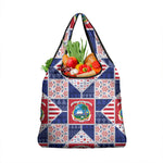 Liberia Christmas Grocery Bag Patchwork Style