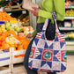 Liberia Christmas Grocery Bag Patchwork Style