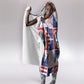 Liberia Christmas Hooded Blanket Patchwork Style