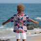 Liberia Christmas Kid Hawaiian Shirt Patchwork Style