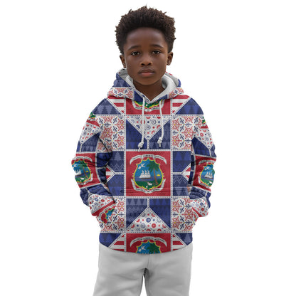 Liberia Christmas Kid Hoodie Patchwork Style