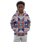 Liberia Christmas Kid Hoodie Patchwork Style