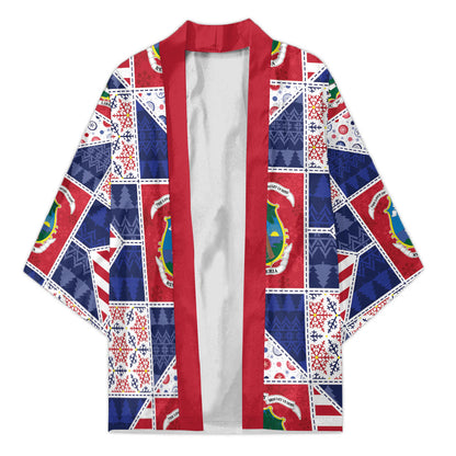 Liberia Christmas Kimono Patchwork Style