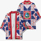 Liberia Christmas Kimono Patchwork Style