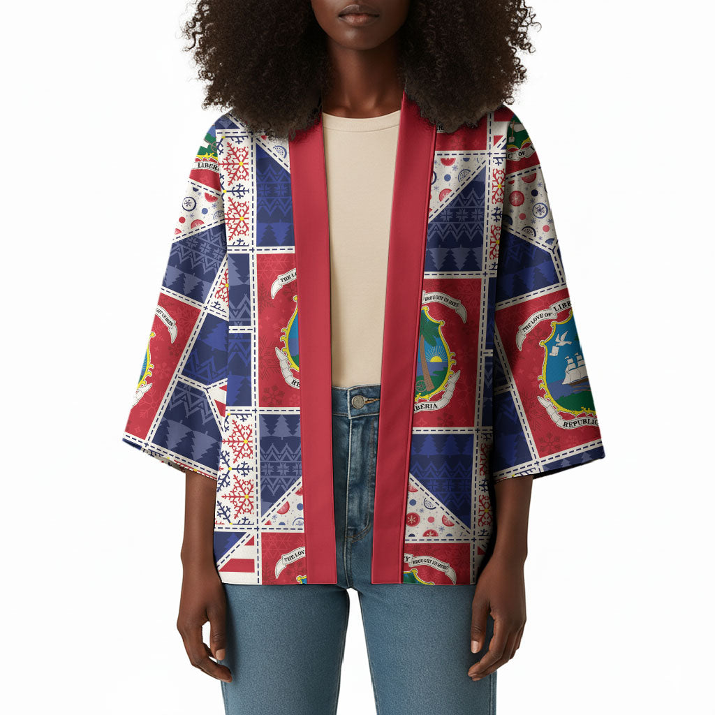 Liberia Christmas Kimono Patchwork Style