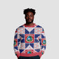Liberia Christmas Ugly Christmas Sweater Patchwork Style