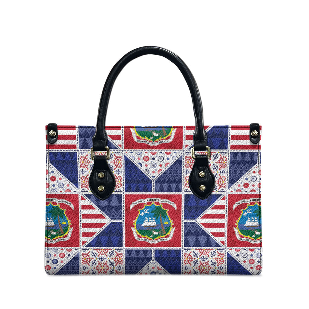 Liberia Christmas Leather Bag Patchwork Style