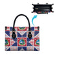 Liberia Christmas Leather Bag Patchwork Style