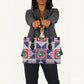 Liberia Christmas Leather Bag Patchwork Style
