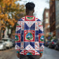 Liberia Christmas Long Sleeve Shirt Patchwork Style