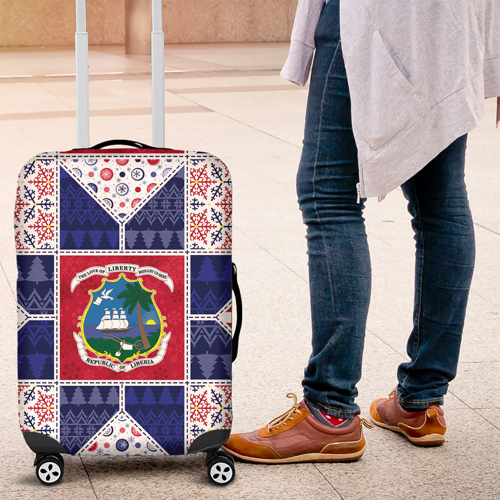 Liberia Christmas Luggage Cover Patchwork Style