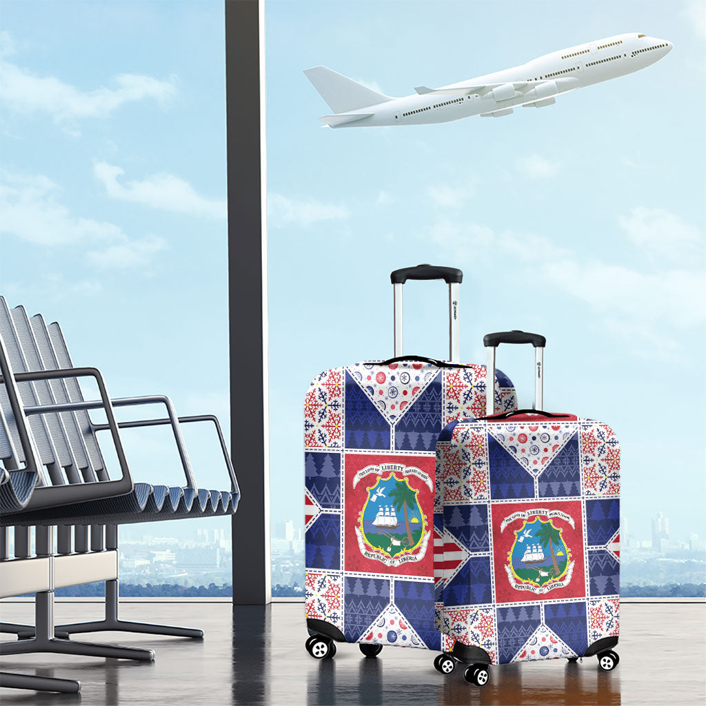 Liberia Christmas Luggage Cover Patchwork Style