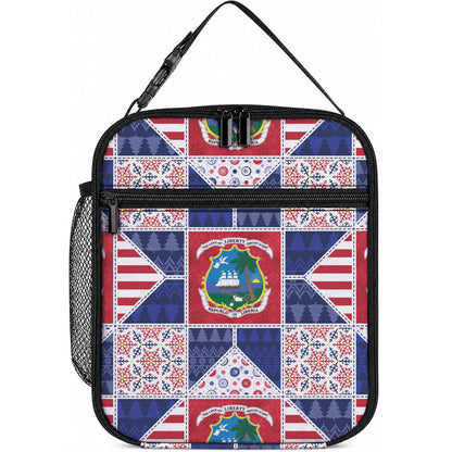 Liberia Christmas Lunch Bag Patchwork Style