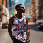 Liberia Christmas Men Tank Top Patchwork Style
