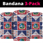 Liberia Christmas Neck Gaiter Patchwork Style