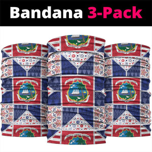 Liberia Christmas Neck Gaiter Patchwork Style