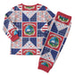 Liberia Christmas Pajama Set Patchwork Style