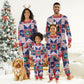 Liberia Christmas Pajama Set Patchwork Style