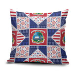 Liberia Christmas Pillow Cover Patchwork Style