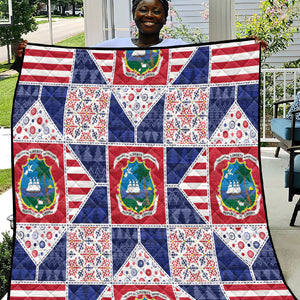 Liberia Christmas Quilt Patchwork Style