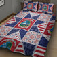 Liberia Christmas Quilt Bed Set Patchwork Style