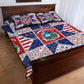 Liberia Christmas Quilt Bed Set Patchwork Style