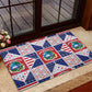 Liberia Christmas Rubber Doormat Patchwork Style