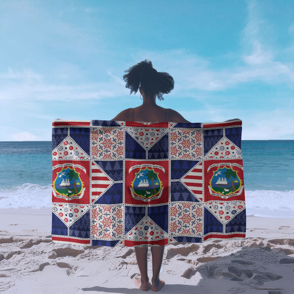 Liberia Christmas Sarong Patchwork Style