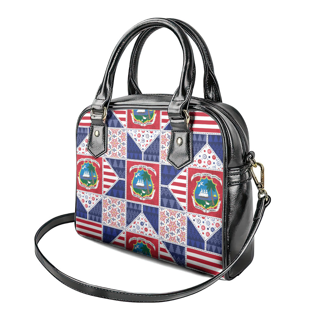 Liberia Christmas Shoulder Handbag Patchwork Style