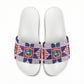 Liberia Christmas Slide Sandals Patchwork Style