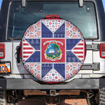 Liberia Christmas Spare Tire Cover Patchwork Style