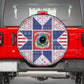 Liberia Christmas Spare Tire Cover Patchwork Style