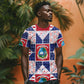Liberia Christmas T shirt Patchwork Style