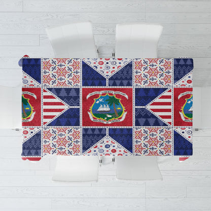 Liberia Christmas Tablecloth Patchwork Style