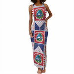 Liberia Christmas Tank Maxi Dress Patchwork Style