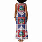 Liberia Christmas Tank Maxi Dress Patchwork Style