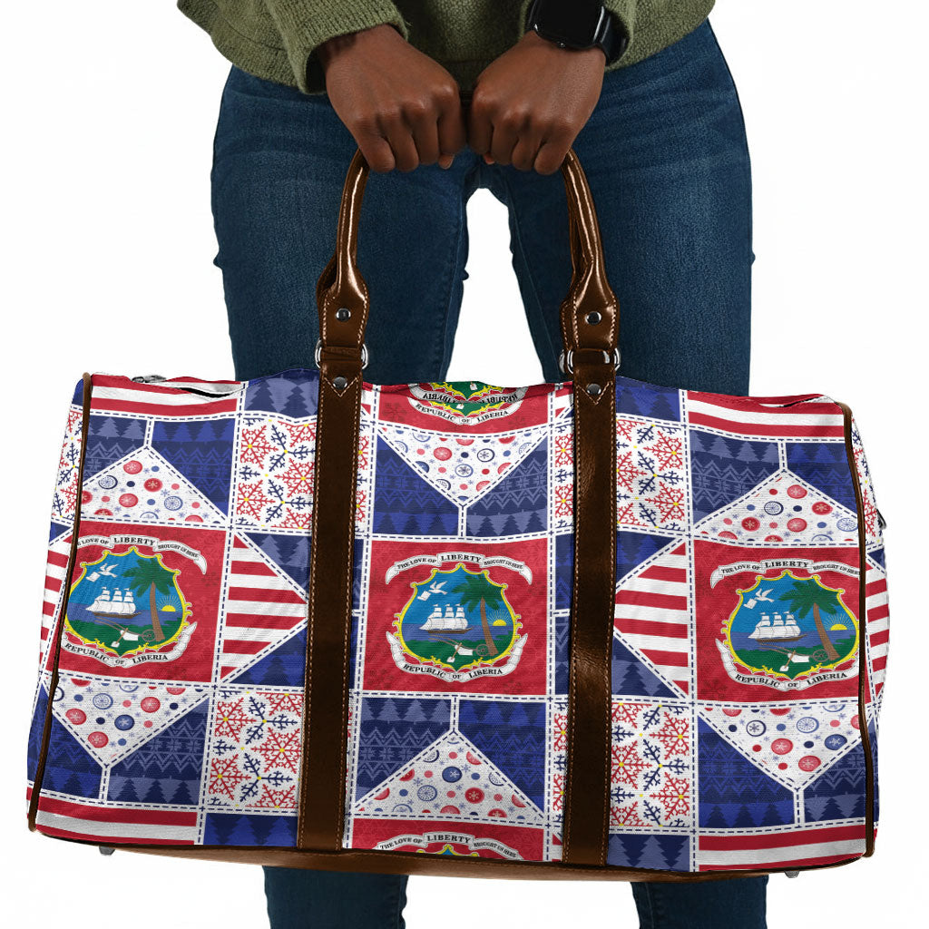 Liberia Christmas Travel Bag Patchwork Style