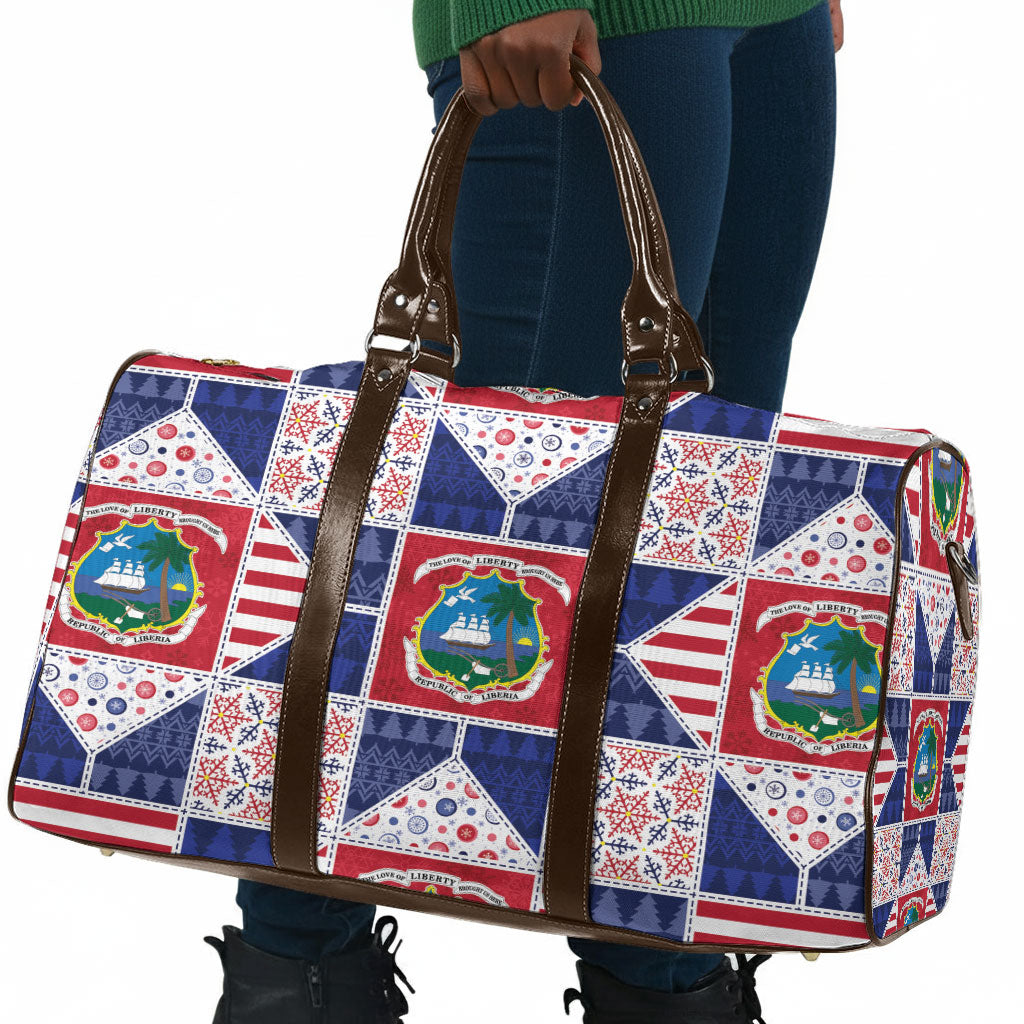 Liberia Christmas Travel Bag Patchwork Style