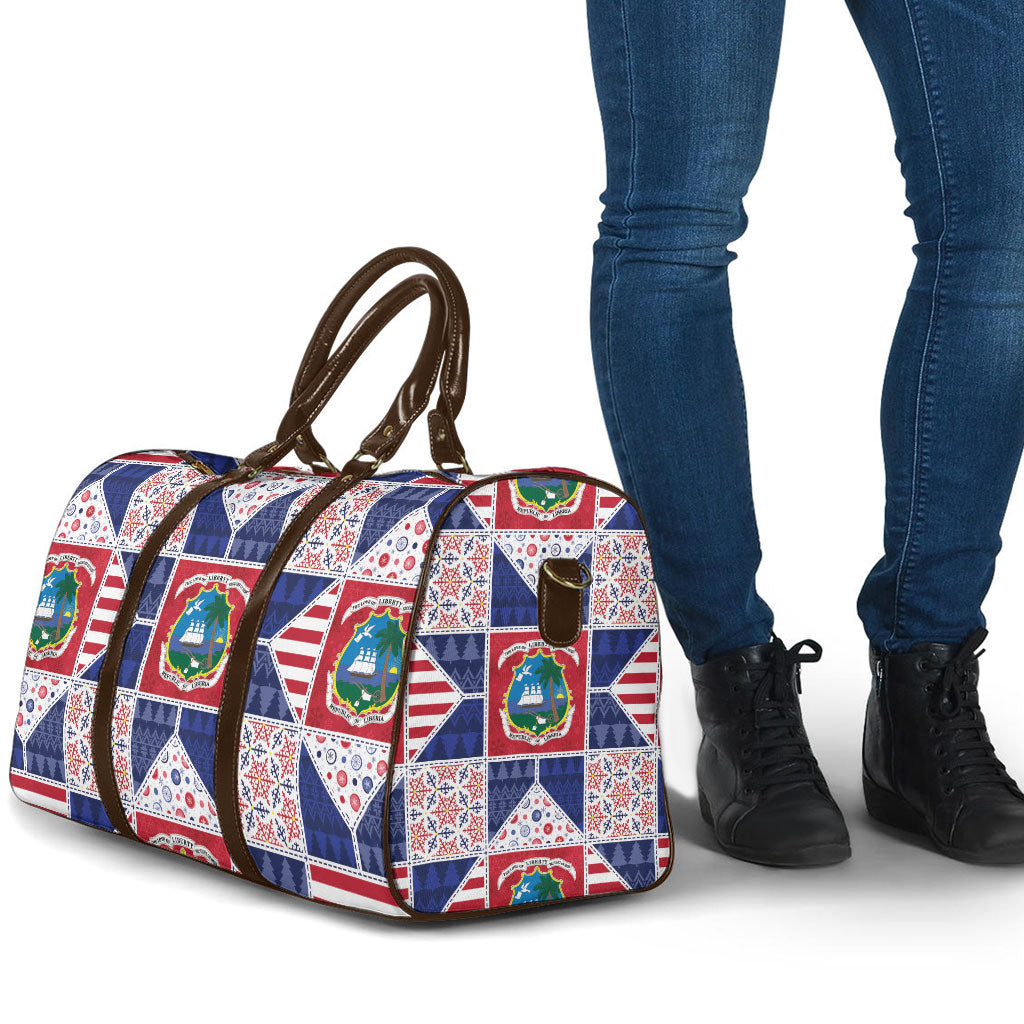 Liberia Christmas Travel Bag Patchwork Style
