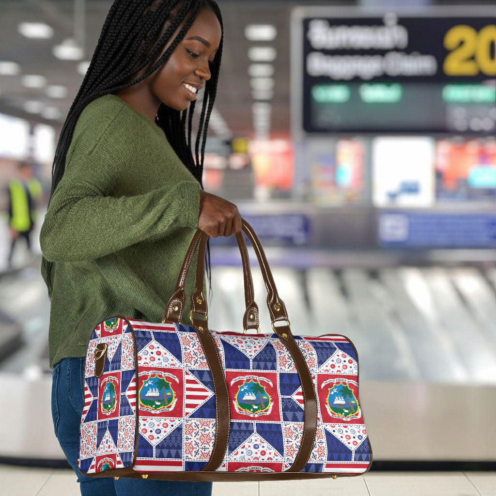 Liberia Christmas Travel Bag Patchwork Style