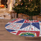 Liberia Christmas Tree Skirt Patchwork Style