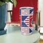 Liberia Christmas Tumbler Cup Patchwork Style