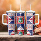 Liberia Christmas Tumbler With Handle Patchwork Style